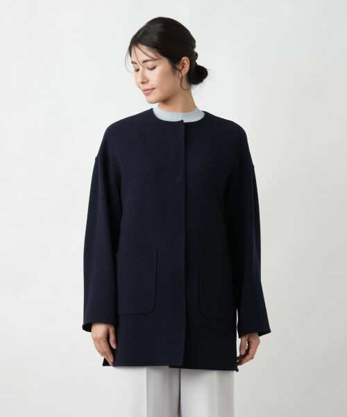 Leilian / レリアン その他アウター | ノーカラーコート【Leilian WHITE LABEL】 | 詳細4