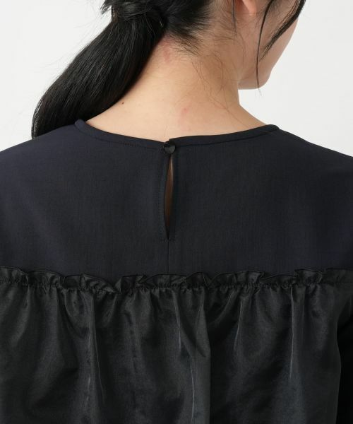 Leilian / レリアン シャツ・ブラウス | 【店舗人気】チュール切替ブラウス | 詳細11