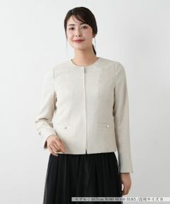 Leilian / レリアン テーラードジャケット | 【店舗人気】ノーカラージャケット