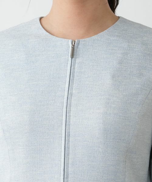 Leilian / レリアン テーラードジャケット | 【店舗人気】ノーカラージャケット | 詳細10