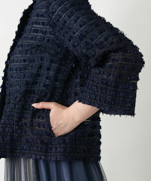 Leilian / レリアン テーラードジャケット | 【店舗人気】ノーカラージャケット | 詳細13