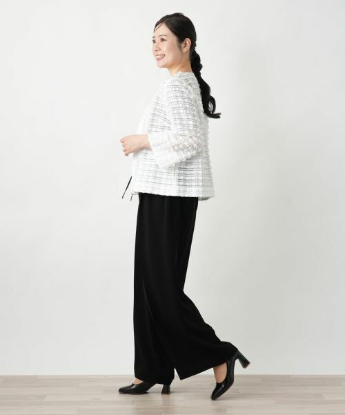 Leilian / レリアン テーラードジャケット | 【店舗人気】ノーカラージャケット | 詳細2