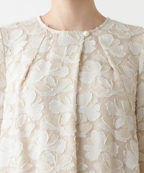 Leilian / レリアン シャツ・ブラウス | フラワーモチーフブラウス | 詳細10