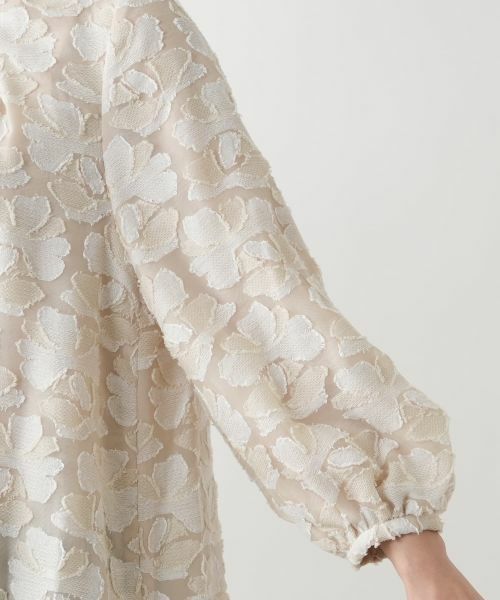 Leilian / レリアン シャツ・ブラウス | フラワーモチーフブラウス | 詳細13