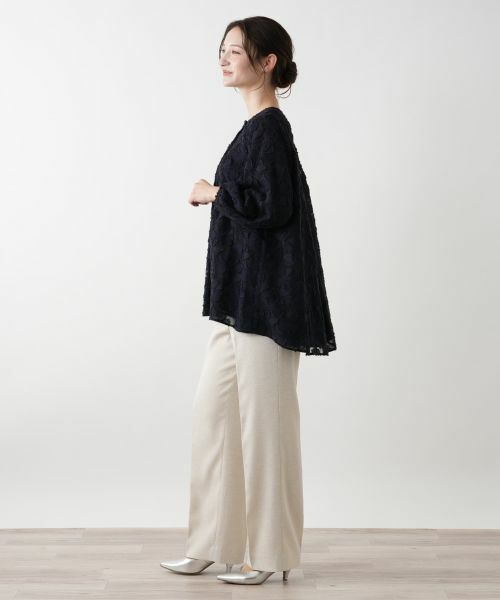 Leilian / レリアン シャツ・ブラウス | フラワーモチーフブラウス | 詳細2