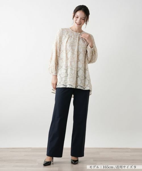 Leilian レリアン スターモチーフレース ブラウス 13+ ¥42,900 Leilian レリアン スターモチーフレース ブラウス 13+ ¥42,900