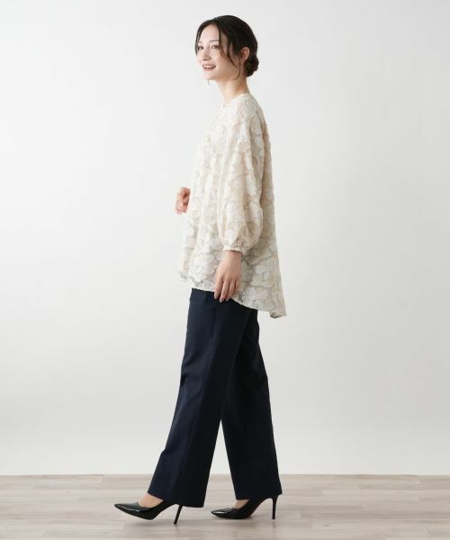 Leilian / レリアン シャツ・ブラウス | フラワーモチーフブラウス | 詳細5