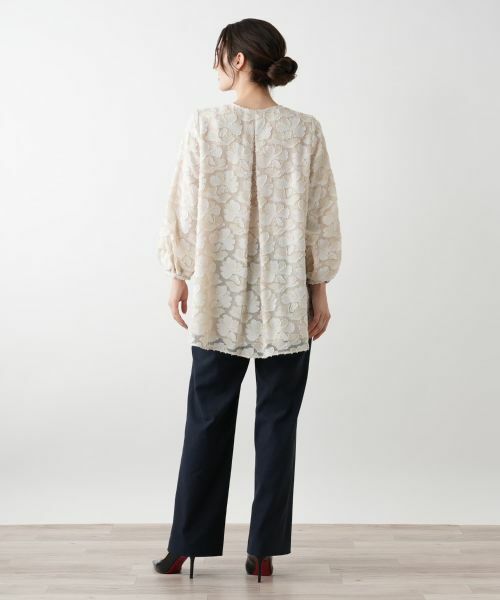 Leilian / レリアン シャツ・ブラウス | フラワーモチーフブラウス | 詳細6