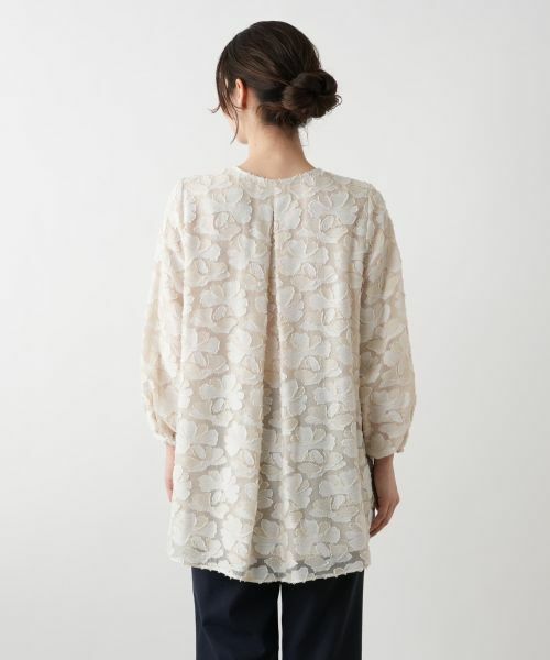 Leilian / レリアン シャツ・ブラウス | フラワーモチーフブラウス | 詳細9