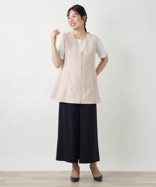 Leilian / レリアン テーラードジャケット | 【店舗人気】Vネックベスト | 詳細1