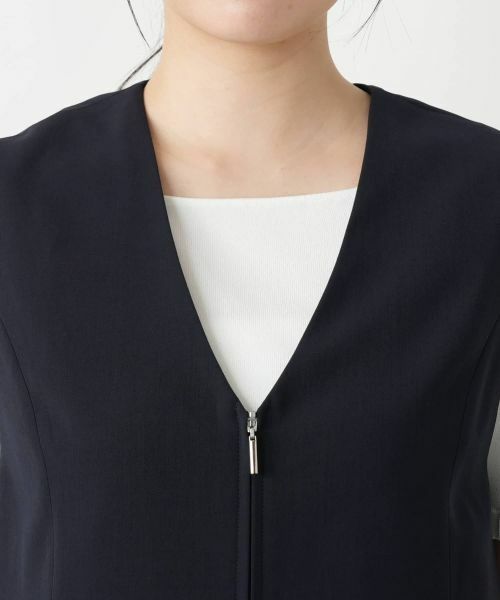 Leilian / レリアン テーラードジャケット | 【店舗人気】Vネックベスト | 詳細10