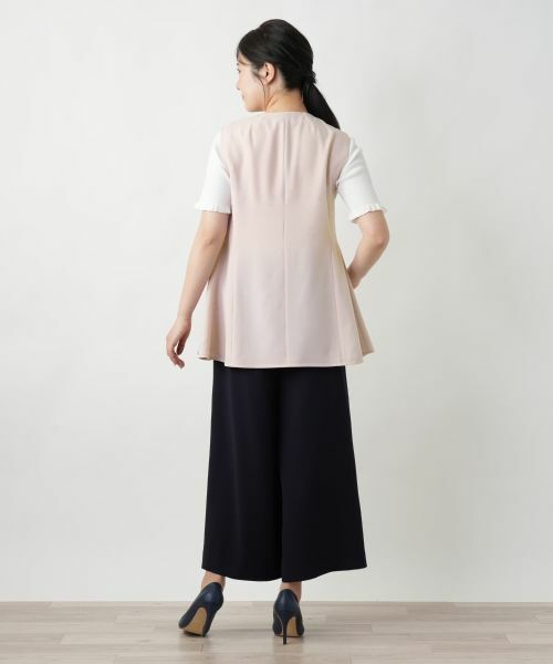 Leilian / レリアン テーラードジャケット | 【店舗人気】Vネックベスト | 詳細3