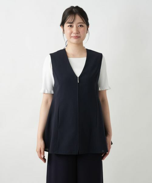 Leilian / レリアン テーラードジャケット | 【店舗人気】Vネックベスト | 詳細7