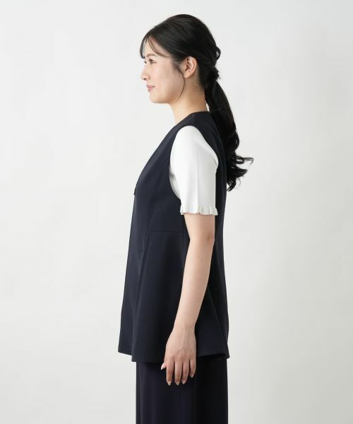 Leilian / レリアン テーラードジャケット | 【店舗人気】Vネックベスト | 詳細8