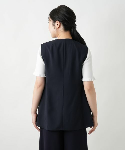 Leilian / レリアン テーラードジャケット | 【店舗人気】Vネックベスト | 詳細9
