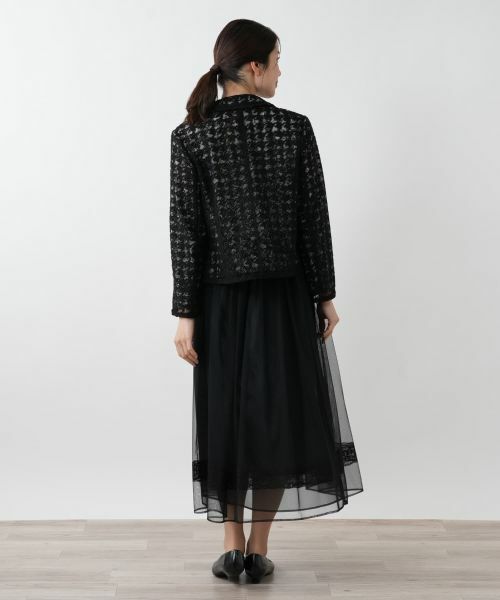 Leilian / レリアン ミニ・ひざ丈スカート | 【店舗人気】ロングチュールスカート | 詳細3