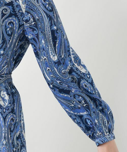 Leilian / レリアン ドレス | ペイズリーシャツワンピース【ROCHAS Premiere】【RATTI】 | 詳細11