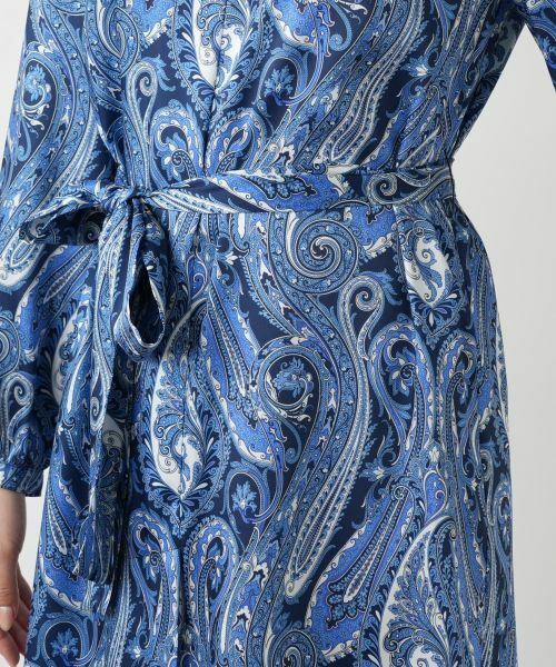 Leilian / レリアン ドレス | ペイズリーシャツワンピース【ROCHAS Premiere】【RATTI】 | 詳細12