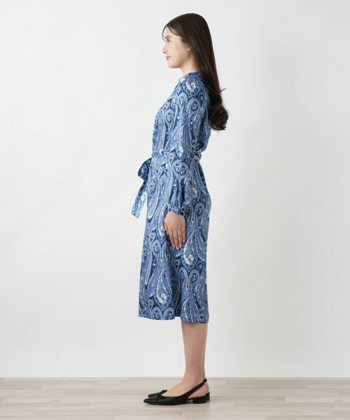 Leilian / レリアン ドレス | ペイズリーシャツワンピース【ROCHAS Premiere】【RATTI】 | 詳細2