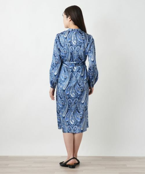 Leilian / レリアン ドレス | ペイズリーシャツワンピース【ROCHAS Premiere】【RATTI】 | 詳細3