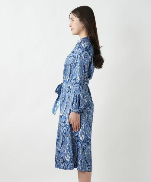 Leilian / レリアン ドレス | ペイズリーシャツワンピース【ROCHAS Premiere】【RATTI】 | 詳細5