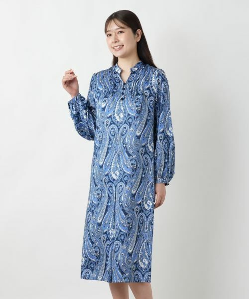 Leilian / レリアン ドレス | ペイズリーシャツワンピース【ROCHAS Premiere】【RATTI】 | 詳細7