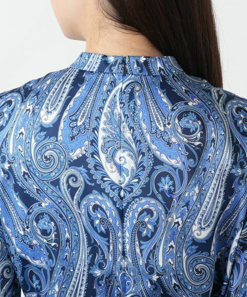 Leilian / レリアン ドレス | ペイズリーシャツワンピース【ROCHAS Premiere】【RATTI】 | 詳細9