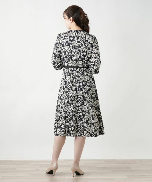 Leilian / レリアン ドレス | プリントフレアワンピース【ROCHAS Premiere】 | 詳細3