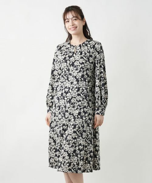 Leilian / レリアン ドレス | プリントフレアワンピース【ROCHAS Premiere】 | 詳細4
