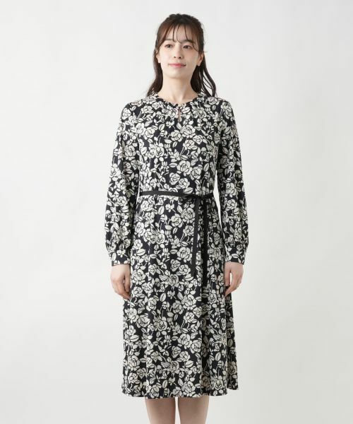 Leilian / レリアン ドレス | プリントフレアワンピース【ROCHAS Premiere】 | 詳細5