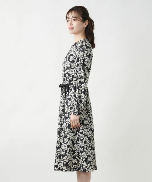 Leilian / レリアン ドレス | プリントフレアワンピース【ROCHAS Premiere】 | 詳細6