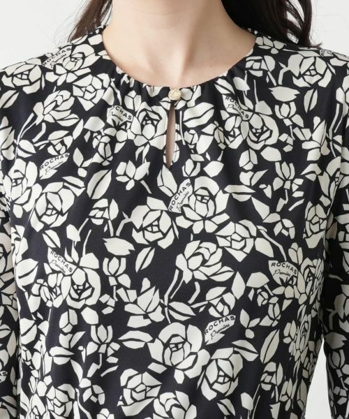 Leilian / レリアン ドレス | プリントフレアワンピース【ROCHAS Premiere】 | 詳細8