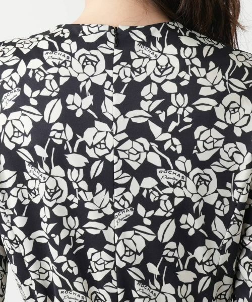 Leilian / レリアン ドレス | プリントフレアワンピース【ROCHAS Premiere】 | 詳細9