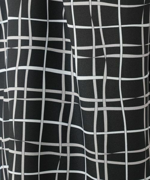 Leilian / レリアン ドレス | チェックフレアワンピース【ROCHAS Premiere】【RATTI】 | 詳細12