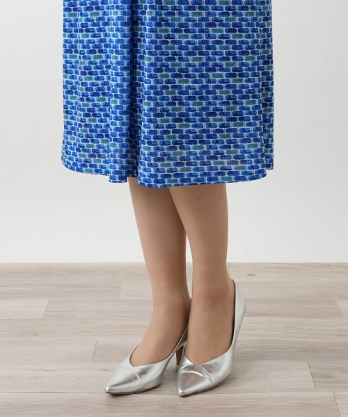 Leilian / レリアン ドレス | プリントスキッパーフレアワンピース【ROCHAS Premiere】 | 詳細12