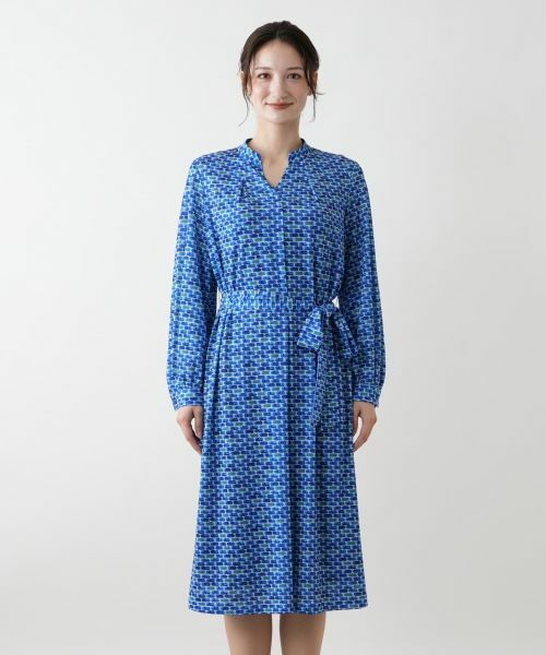 Leilian / レリアン ドレス | プリントスキッパーフレアワンピース【ROCHAS Premiere】 | 詳細4