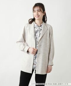 Leilian / レリアン テーラードジャケット | ベルトジャケット【ROCHAS Premiere】