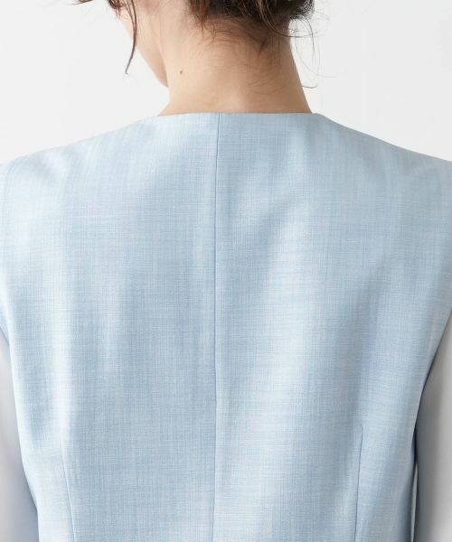 Leilian / レリアン テーラードジャケット | Vネックベスト【ROCHAS Premiere】 | 詳細8