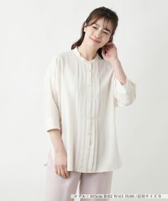 Leilian / レリアン シャツ・ブラウス | バンドカラーブラウス【ROCHAS Premiere】