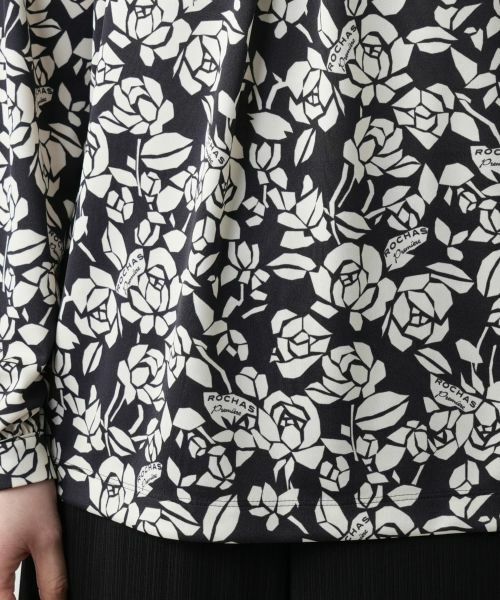 Leilian / レリアン シャツ・ブラウス | プリントタックブラウス【ROCHAS Premiere】 | 詳細11