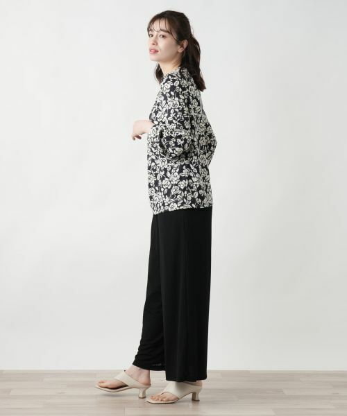 Leilian / レリアン シャツ・ブラウス | プリントタックブラウス【ROCHAS Premiere】 | 詳細2