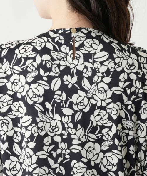 Leilian / レリアン シャツ・ブラウス | プリントタックブラウス【ROCHAS Premiere】 | 詳細8