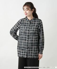 【現行タグ】【17+】Leilian♡レリアン チェック柄 シャツ レディース チェックシャツブラウス | Leilian (Women)/レリアン | 三越