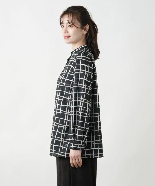 Leilian / レリアン シャツ・ブラウス | チェックバンドカラーブラウス【ROCHAS Premiere】【RATTI】 | 詳細5