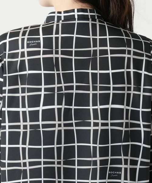Leilian / レリアン シャツ・ブラウス | チェックバンドカラーブラウス【ROCHAS Premiere】【RATTI】 | 詳細8