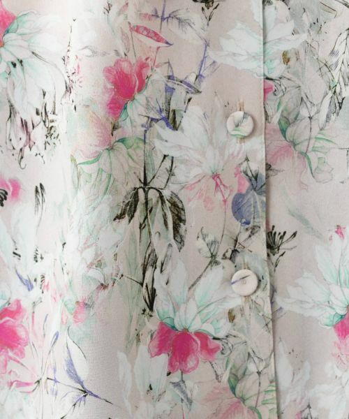 Leilian / レリアン シャツ・ブラウス | 花柄ボウタイブラウス【ROCHAS Premiere】【ERICA】 | 詳細12