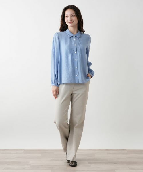 Leilian / レリアン シャツ・ブラウス | バルーンスリーブブラウス【ROCHAS Premiere】 | 詳細1