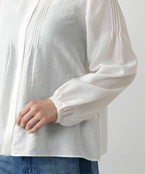 Leilian / レリアン シャツ・ブラウス | バルーンスリーブブラウス【ROCHAS Premiere】 | 詳細12