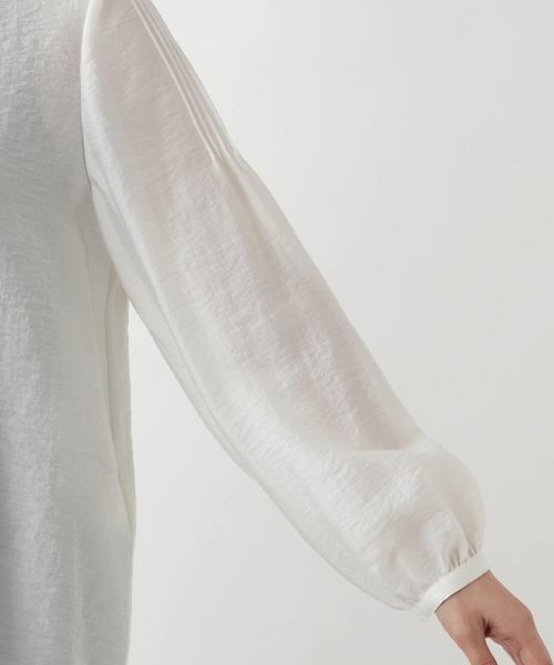 Leilian / レリアン シャツ・ブラウス | バルーンスリーブブラウス【ROCHAS Premiere】 | 詳細13