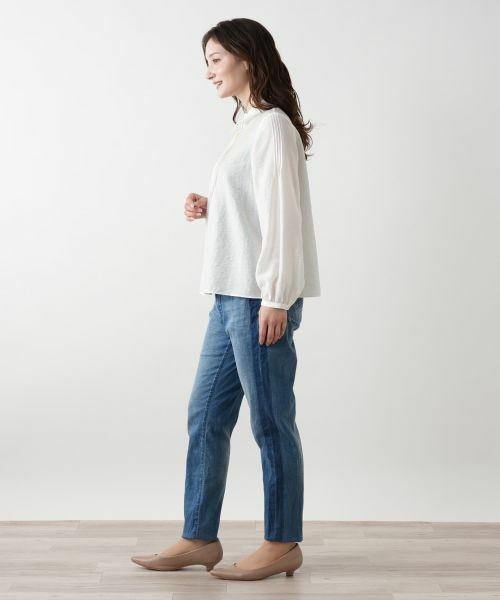 Leilian / レリアン シャツ・ブラウス | バルーンスリーブブラウス【ROCHAS Premiere】 | 詳細5